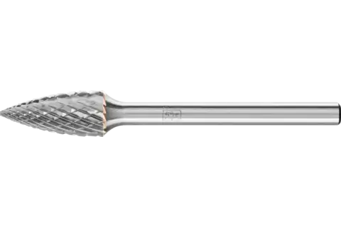 Hartmetall Frässtift Spitzbogen SPG Ø 06x13 mm Schaft-Ø 3 mm Z4 universal mittel fein 1