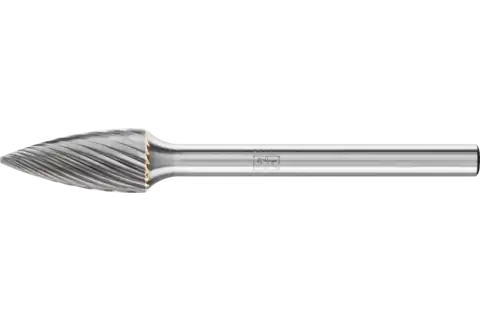Tungsten carbide burr pointed tree SPG dia. 06x13 mm shank dia. 3 mm Z5 universal fine 1