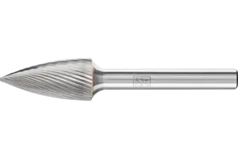 Tungsten carbide burr pointed tree SPG dia. 12x25 mm shank dia. 6 mm Z5 universal fine 1