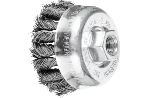 COMBITWIST cup brush knotted TBG dia. 65 mm M14 steel wire dia. 0.35 mm angle grinders (1) 1