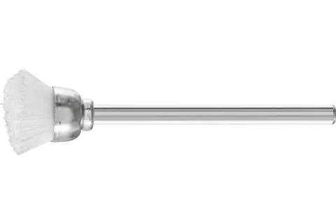 Miniatuur-komborstel TBU Ø 15 mm stift-Ø 3 mm kunststof beleg-Ø 0,15 1