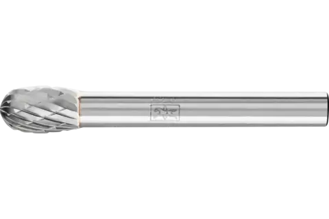 Tungsten carbide burr oval TRE dia. 08x13 mm shank dia. 6 mm Z3P universal medium cross cut 1