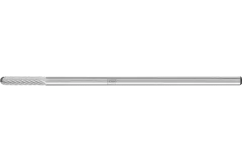 Fresa de metal duro forma cilíndrica redonda WRC Ø 03x13 mm, mango Ø 3x75 mm, Z5 fino universal 1