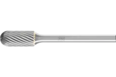Fresa de metal duro forma cilíndrica redonda WRC Ø 06x13 mm, mango Ø 3 mm, Z5 fino universal 1