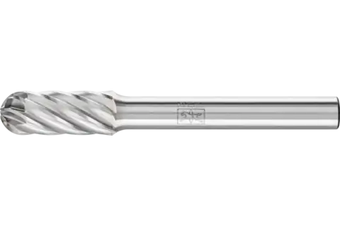 Fresa de metal duro de alto rendimiento INOX forma cilíndrica redonda WRC Ø 08x20 mm, mango Ø 6 mm, para acero inoxidable 1