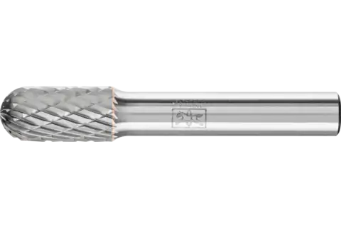 Lima cilíndrica de carboneto de tungstênio com ponta radial WRC diâm. 10x20 mm diâm. da haste 8 mm Z3P corte transversal médio universal 1