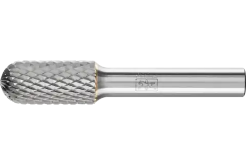 Hardmetalen stiftfrees ronde walsvorm WRC Ø 12x25 mm stift-Ø 8 mm Z4 universeel middel-fijn 1