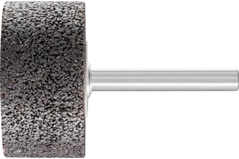 INOX Schleifstift Zylinder Ø 40x20mm Schaft-Ø 6 mm A24 für Edelstahl 1
