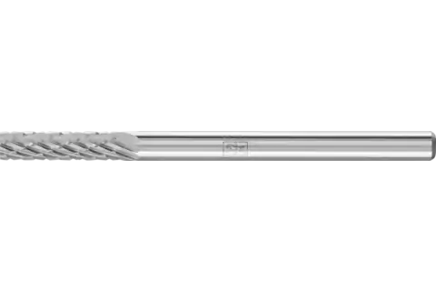 Tungsten carbide burr cylindrical ZYA dia. 03x13 mm shank dia. 3 mm Z3P universal medium cross cut 1