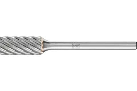 Tungsten carbide high-performance burr INOX cylindrical ZYA dia. 06x13 mm shank dia. 3 mm for stainless steel 1