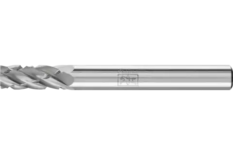 Hardmetalen hoogrendementsstiftfrees NON-FERROUS cilinder ZYA Ø 06x16 mm stift-Ø 6 mm non-ferrometalen 1