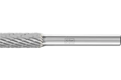 Tungsten carbide burr cylindrical ZYA dia. 08x20 mm shank dia. 6 mm Z3P universal medium cross cut 1