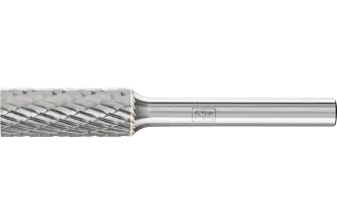 Hardmetalen stiftfrees cilinder ZYA Ø 10x25 mm stift-Ø 6 mm Z3P universeel middel met kruisvertanding 1