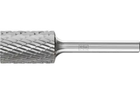 Hartmetall Frässtift Zylinder ZYA Ø 16x25 mm Schaft-Ø 6 mm Z3P universal mittel kreuzverzahnt 1