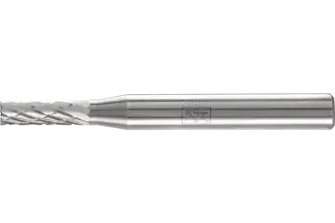 Tungsten carbide burr cylindrical ZYAS end cut dia. 04x13mm shank dia. 6mm Z3P universal medium cross cut 1