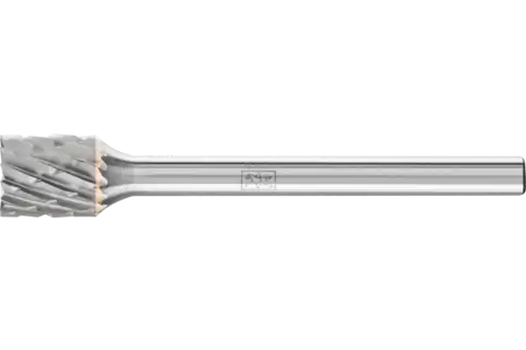 Hartmetall Frässtift Zylinder ZYAS stirnverzahnt Ø 06x07mm Schaft-Ø 3mm Z3P universal mittel kreuzverzahnt 1