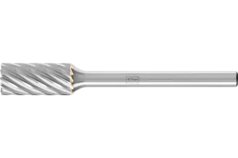 Fresa de metal duro de alto rendimiento INOX forma cilíndrica ZYAS dentado frontal Ø 06x13 mm, mango Ø 3 mm, acero inoxidable 1