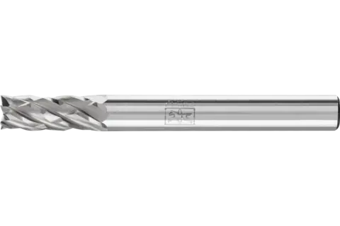 Hardmetalen hoogrendementsstiftfrees CAST cilinder ZYAS met kopvertanding Ø 06x16 mm stift-Ø 6 mm voor gietijzer 1