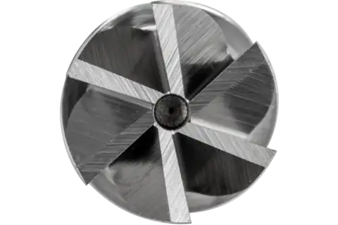 Fresa de metal duro de alto rendimiento INOX forma cilíndrica ZYAS dentado frontal Ø 06x16 mm, mango Ø 6 mm, acero inoxidable 2