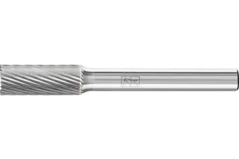 Fresa de metal duro cilíndrica ZYAS dentado frontal Ø 08x20 mm, mango Ø 6 mm, Z5 fino universal 1