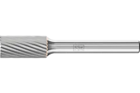 Fraise lime carbure cylindrique ZYAS à denture en bout Ø 10x20 mm, tige Ø 6 mm Z3, usinage universel, moyenne 1