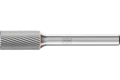 Fresa de metal duro cilíndrica ZYAS dentado frontal Ø 10x20 mm, mango Ø 6 mm, Z5 fino universal 1