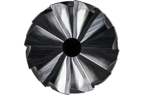 Hardmetalen hoogrendementsstiftfrees STEEL cilinder ZYAS kop Ø 12x25 mm stift-Ø 6 mm HICOAT staal 2